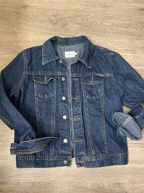 Calvin Klein Dark Blue Denim Jacket - Women's trucker